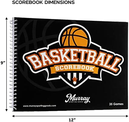 ספר ציון כדורסל של מוצרי ספורט מוריי - 35 משחקים ציון ספר זה לצד ציון שמירה על ספר לסטטיסטיקה | ספר מעקב